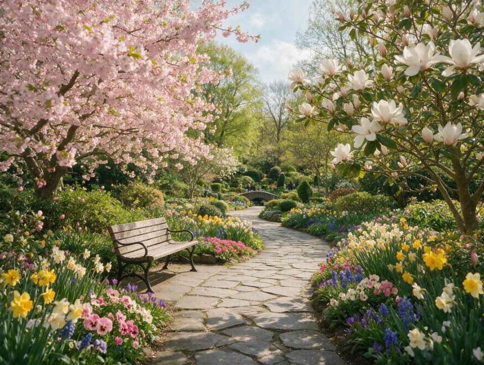 Jardines en flor